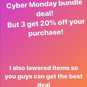 CYBER MONDAY BUNDLE DEAL